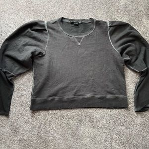 Veronica Beard Analeigh sweatshirt charcoal XL